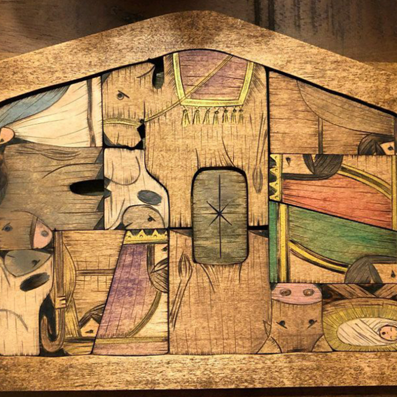 Wooden puzzle set by JéSus