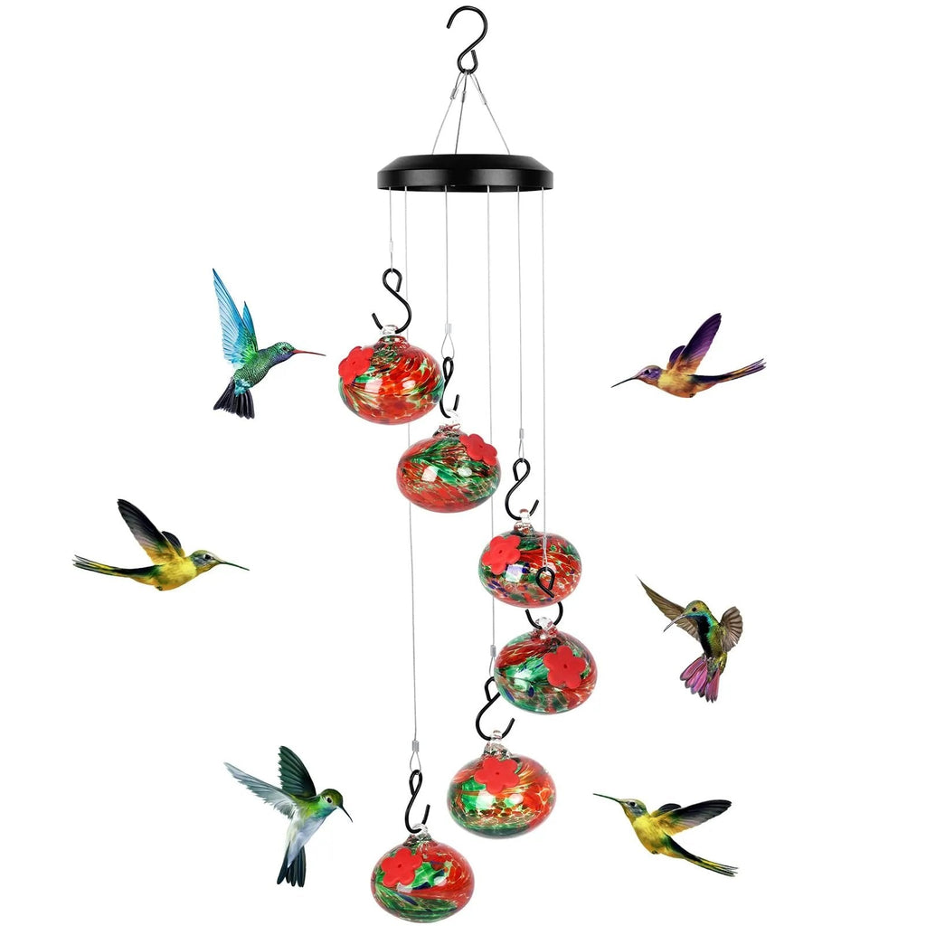 New Charming Wind Chimes Hummingbird feeders Garden Decor