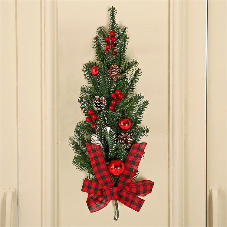 Christmas 3 PC Set - Garland, Wreath, Swag Wall Hanging Christmas Decoration Set