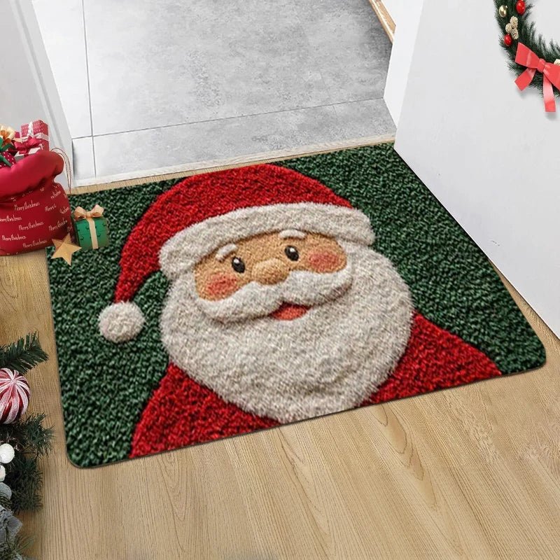 Decorative Christmas Doormat with Cheerful Christmas Design