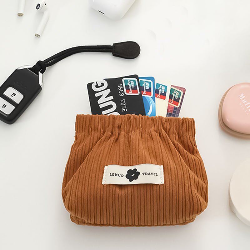 Cord cosmetic bag