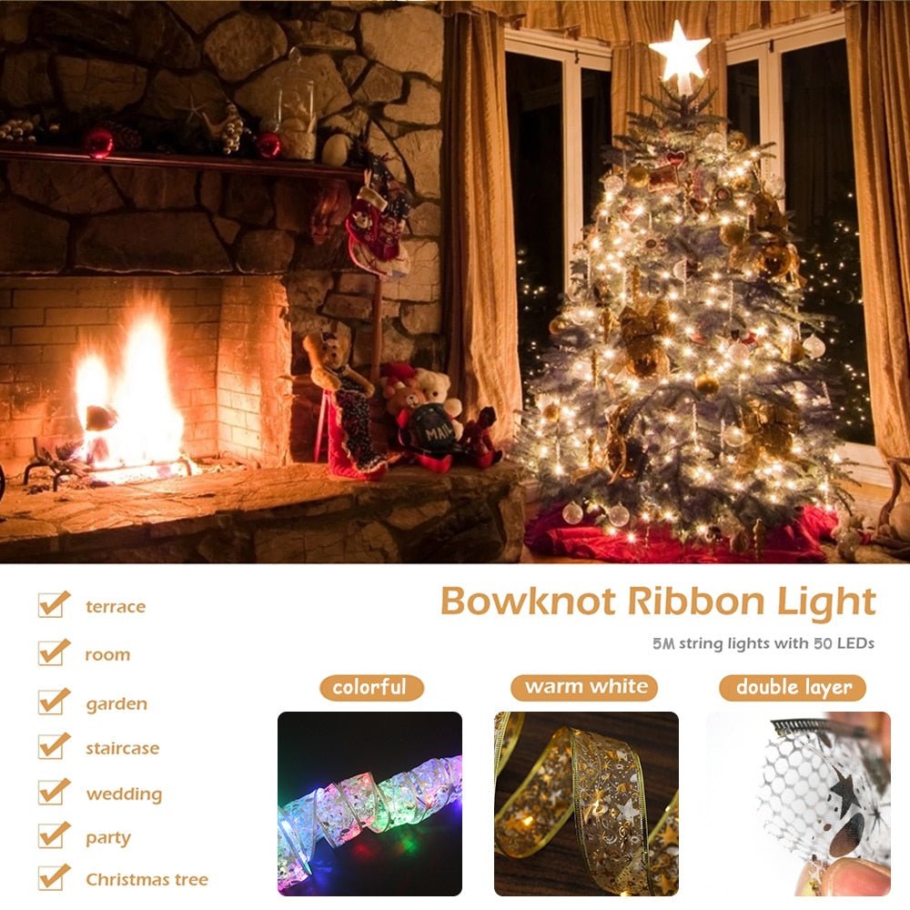 Double-layer LED string lights for Christmas trees