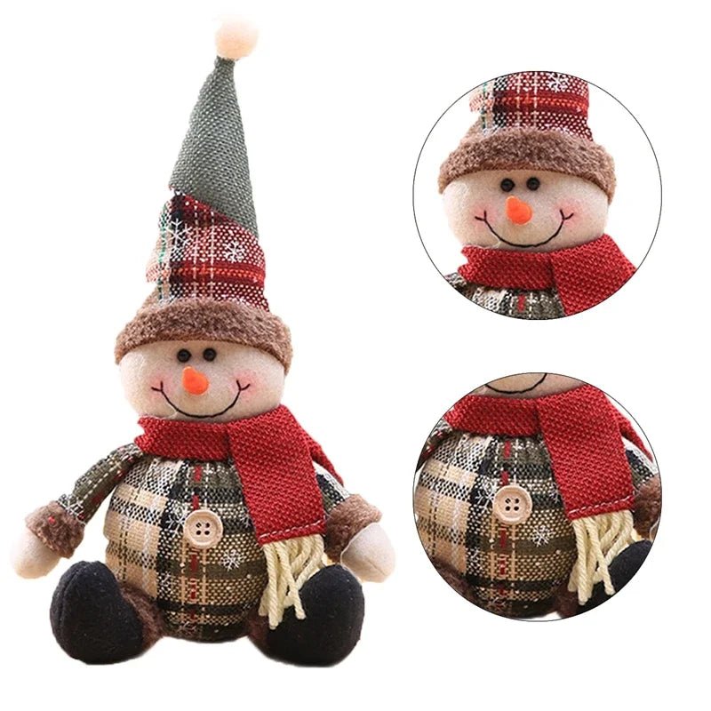 Stylish Festive Santa Claus Doll for Elegant Holiday Decoration