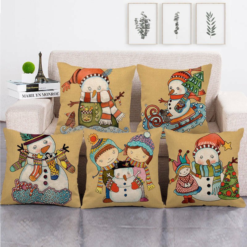 Festive 18-Inch Velvet Pillowcase with Hidden Zipper for Christmas Decoration