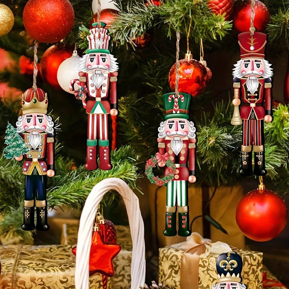 Elegant Nutcracker Soldier Set with Festive Finish