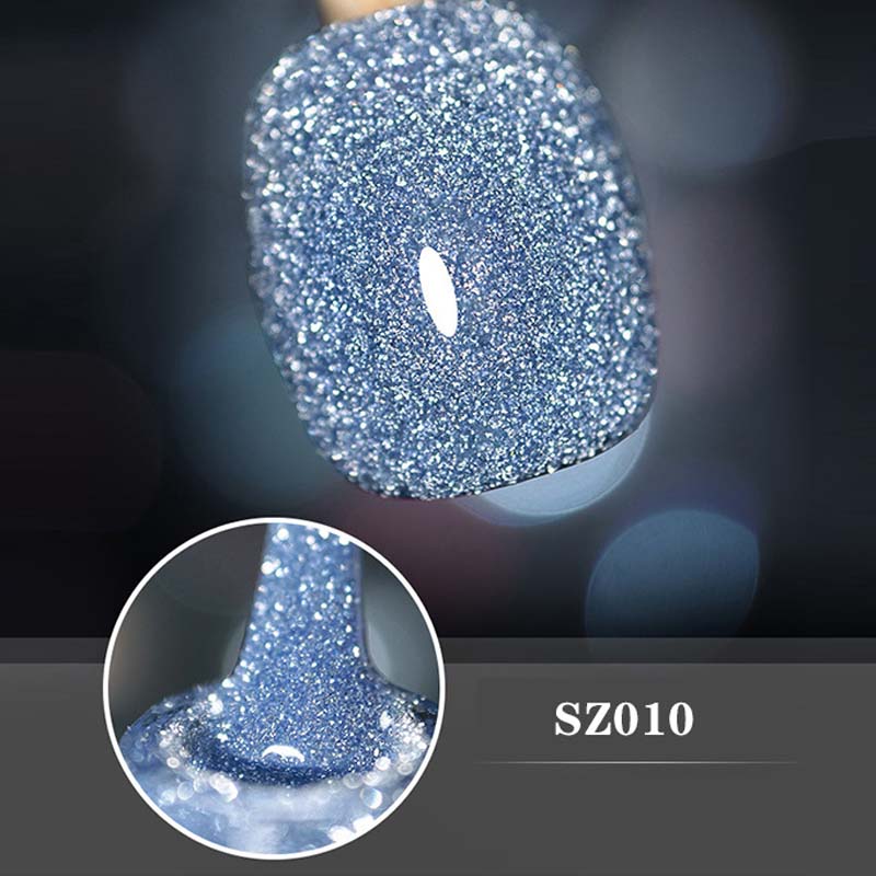 High density glitter nail gel polish
