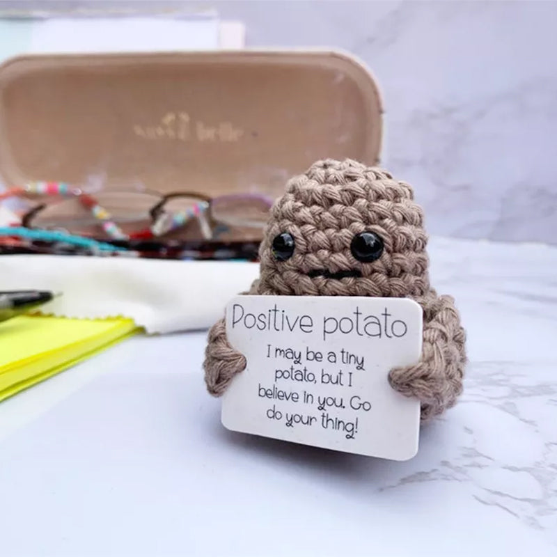 Funny Gift Knit Positive Potato