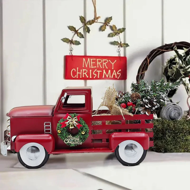 Christmas Truck with Twinkling Lights