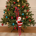 Musical climbing Santa Claus for festive mood