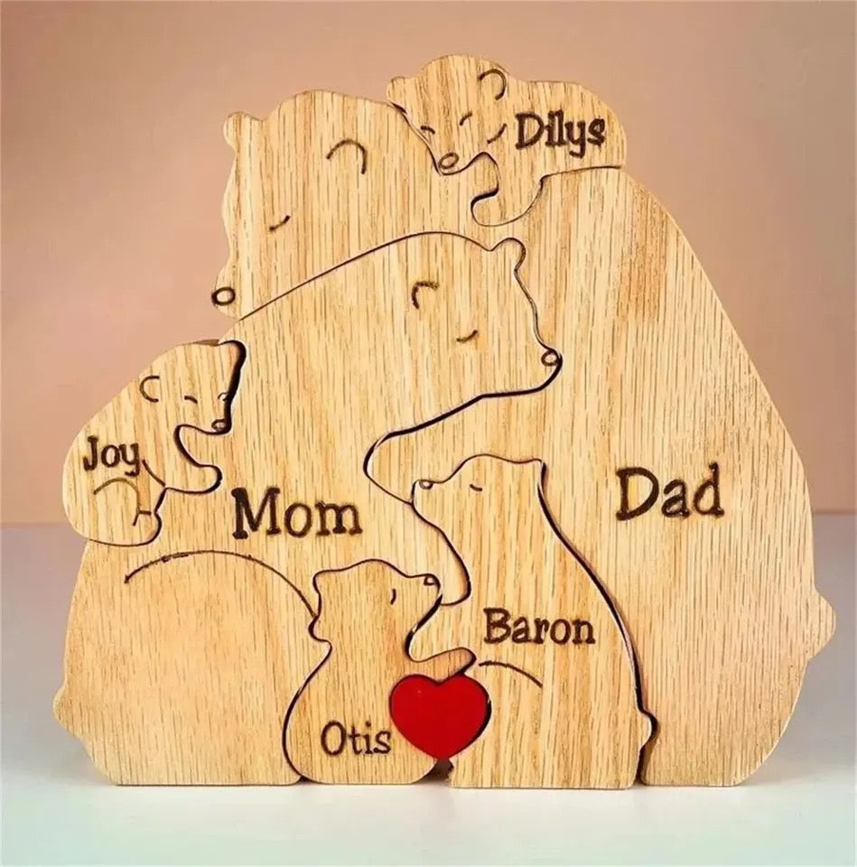 Customizable Bear Family