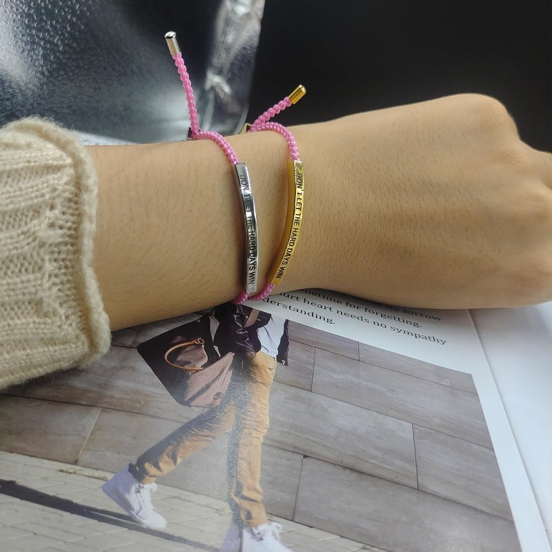 Motivational Tube Bracelet