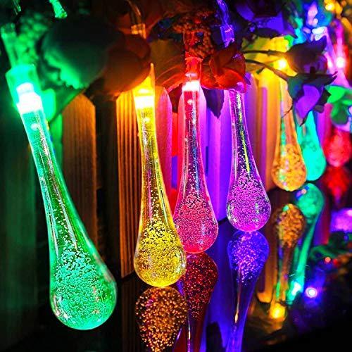 LED Water Drop Solar Lights