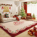 Warmer non-slip carpet with Christmas colors