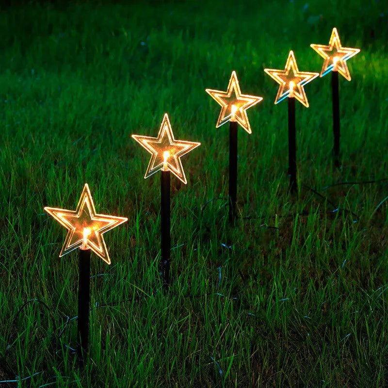 Decorative LED Pathway Lights for Christmas Gardens