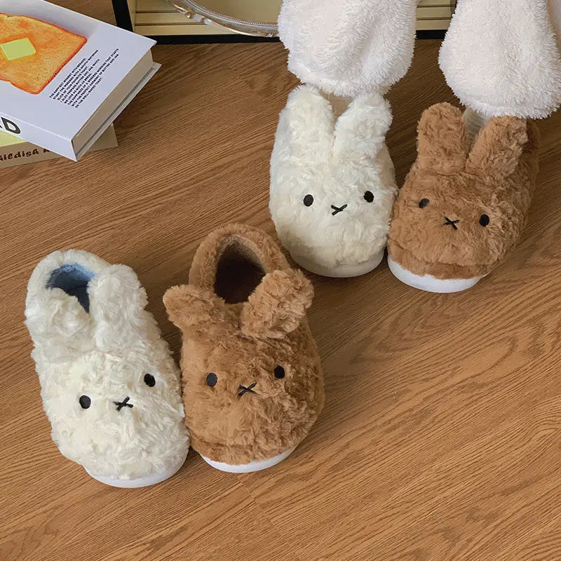 Miffy Bunny Plush Slippers