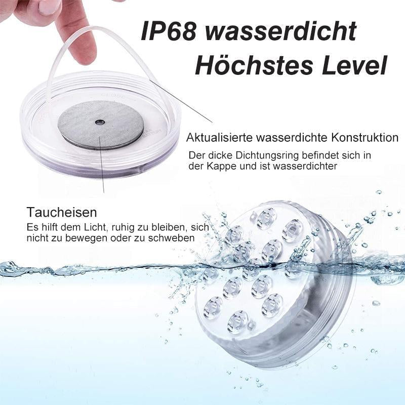 LED submersible light with remote control for the pool