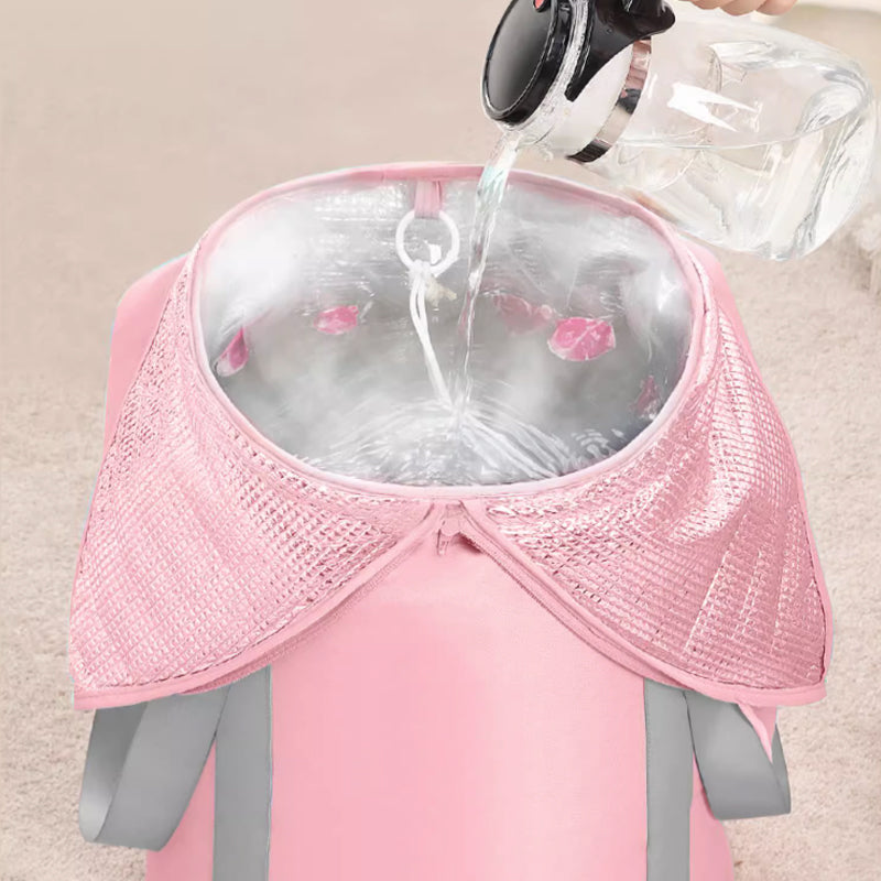 Foldable foot bath for soaking feet
