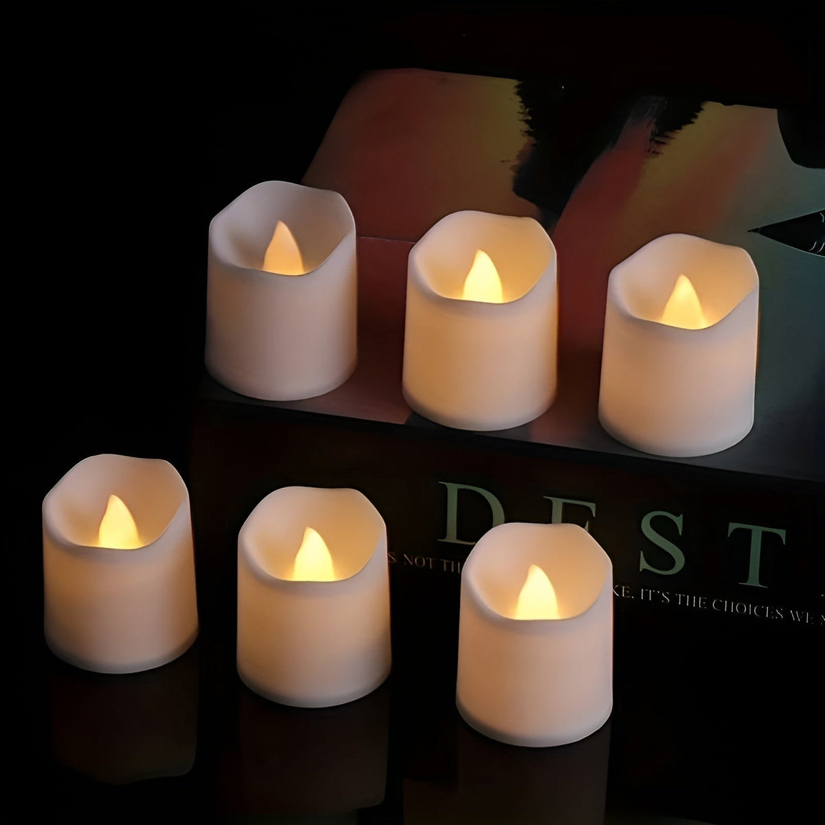 TwinkleLite Light - Flameless Flickering Electric LED Candles