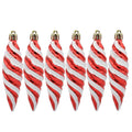 Spiral Christmas Hanging Ornaments, 11 cm Tall, for Trees and Celebrations