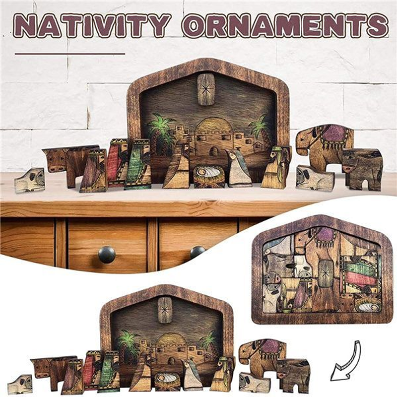 Wooden Jesus Puzzle Set