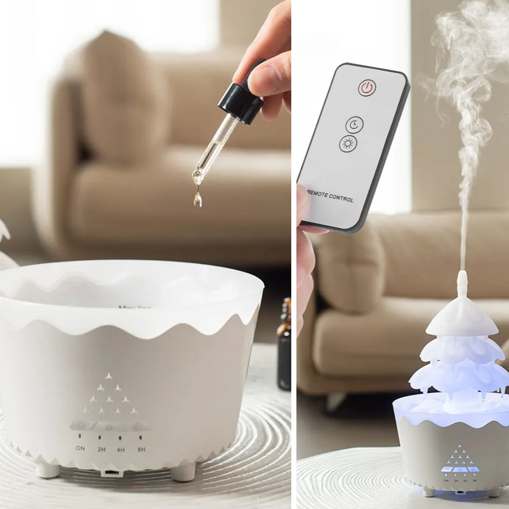 FestiveGlow – Christmas Tree Diffuser for Aromatic Scents and Holiday Atmosphere