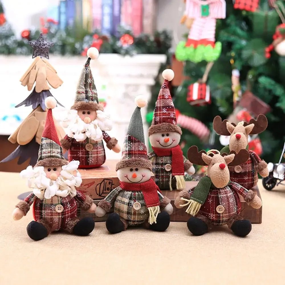 Stylish Festive Santa Claus Doll for Elegant Holiday Decoration