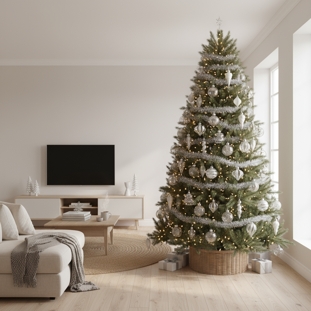 Golden Christmas Baubles Set | Plastic Christmas Ornaments