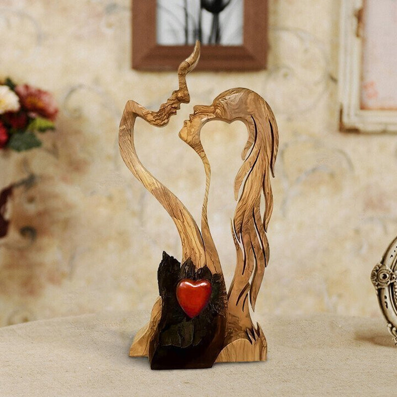Wood decorations ornaments love forever
