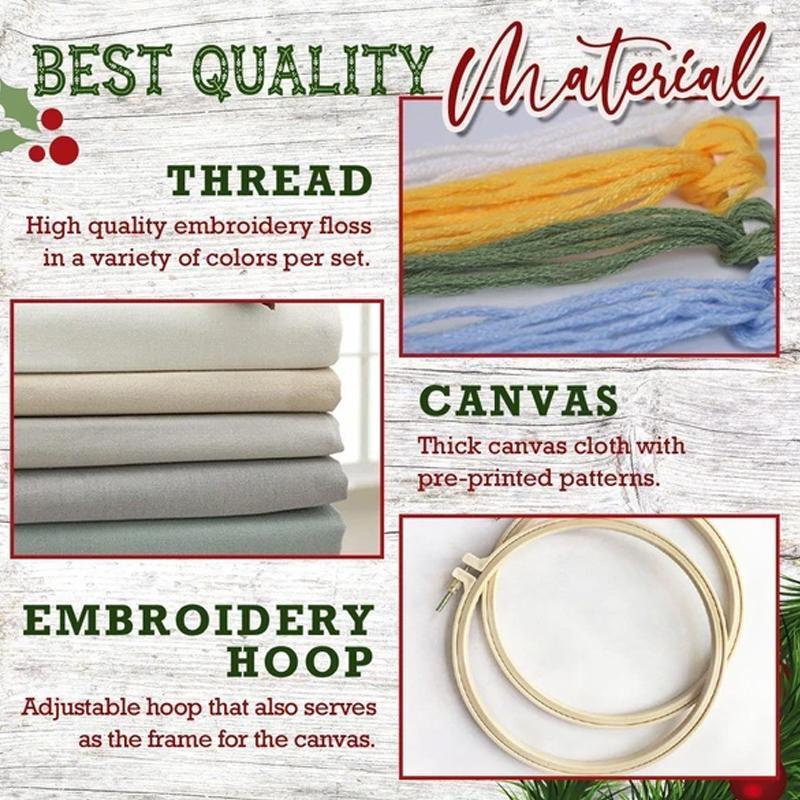 Christmas Embroidery Kit