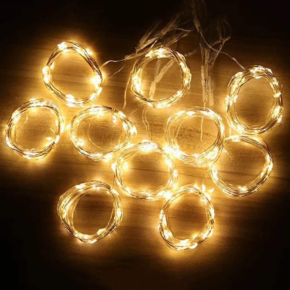 Luminexa LED Kerstverlichting – Gordijnverlichting met 8 Lichtmodi, Waterdicht & Energiezuinig voor Binnen & Buiten