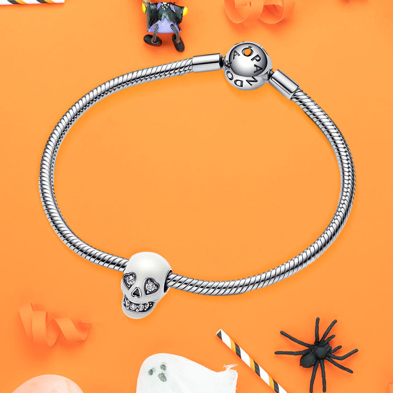 Shining Glitter Skull Pendant