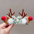Reindeer Antlers Xmas Hair Clip