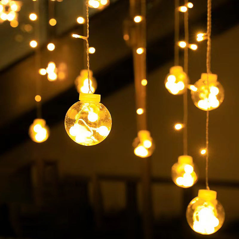 Contemporary Creative Christmas Tree Snowman LED Decoration String Lights For Living Room