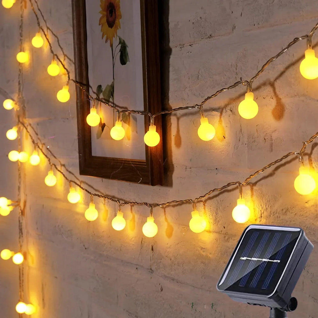 Solar-Powered Party Lights - SolarGlow