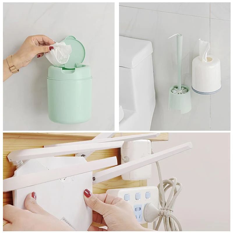 Reusable Self-Adhesive Wall Hooks with Waterproof and Oilproof Finish