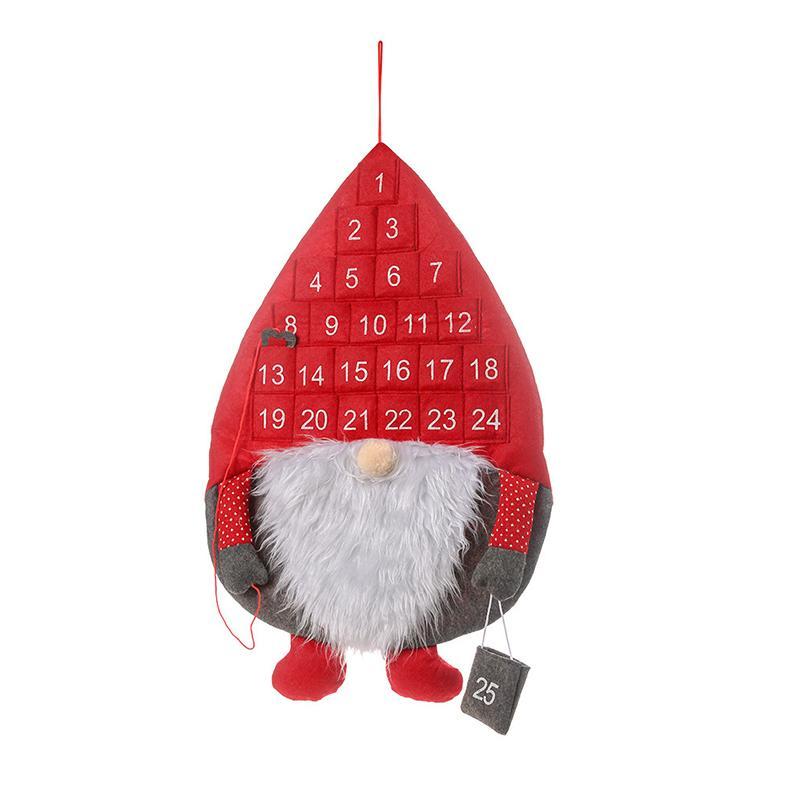 Santa Pendant Christmas Countdown Calendar - Christmas Gift