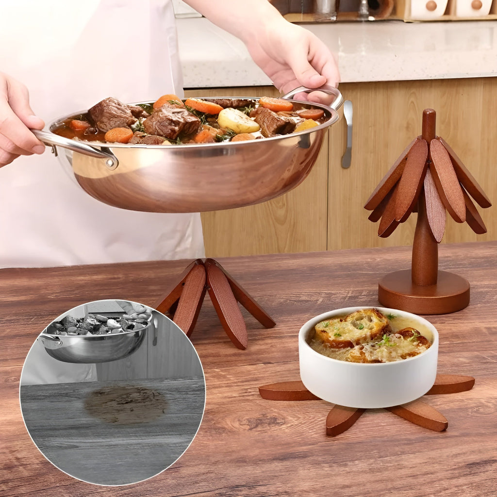 Christmas tree coaster foldae – Decorative & Practical | Ideal for drinks & holidays