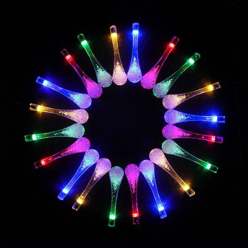 LED Water Drop Solar Lights