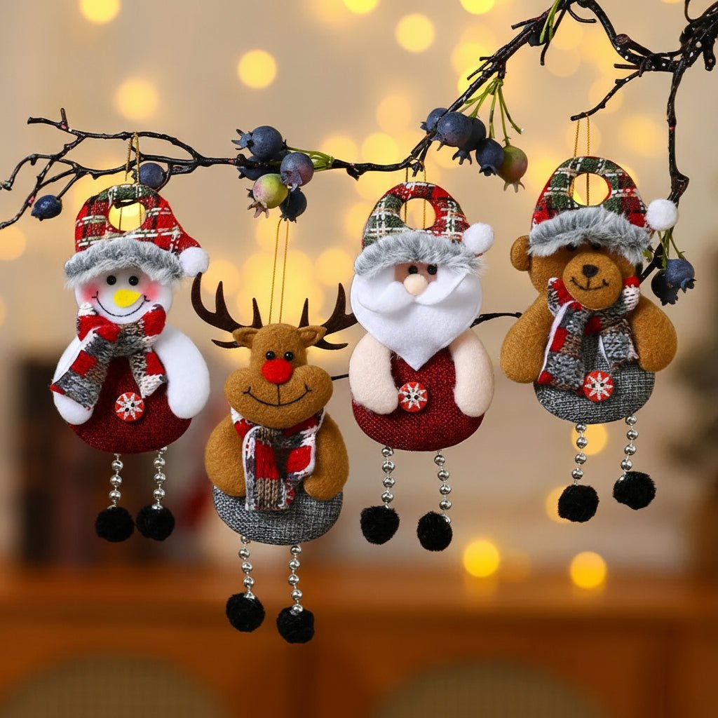 Premium Fabric Ornaments for Joyful Christmas Decoration