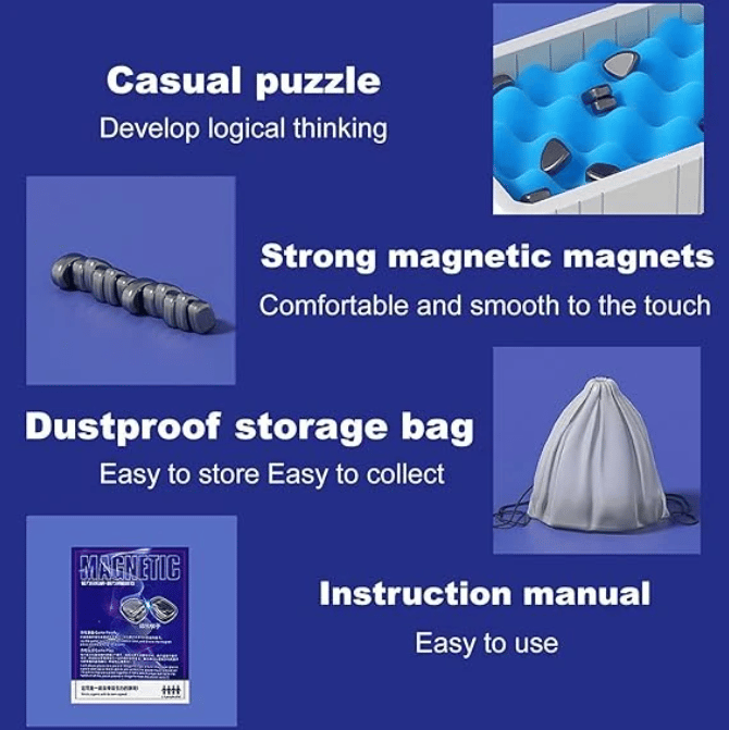 Magnetic chess set