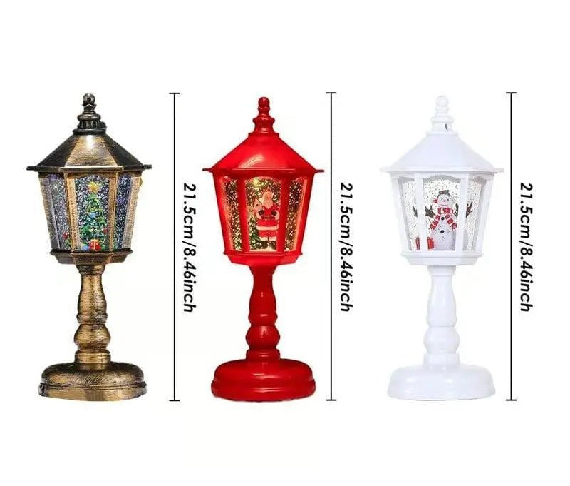 Illuminated Snow Globe Lantern for Magical Christmas Decoration