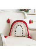 red Christmas cushion cover