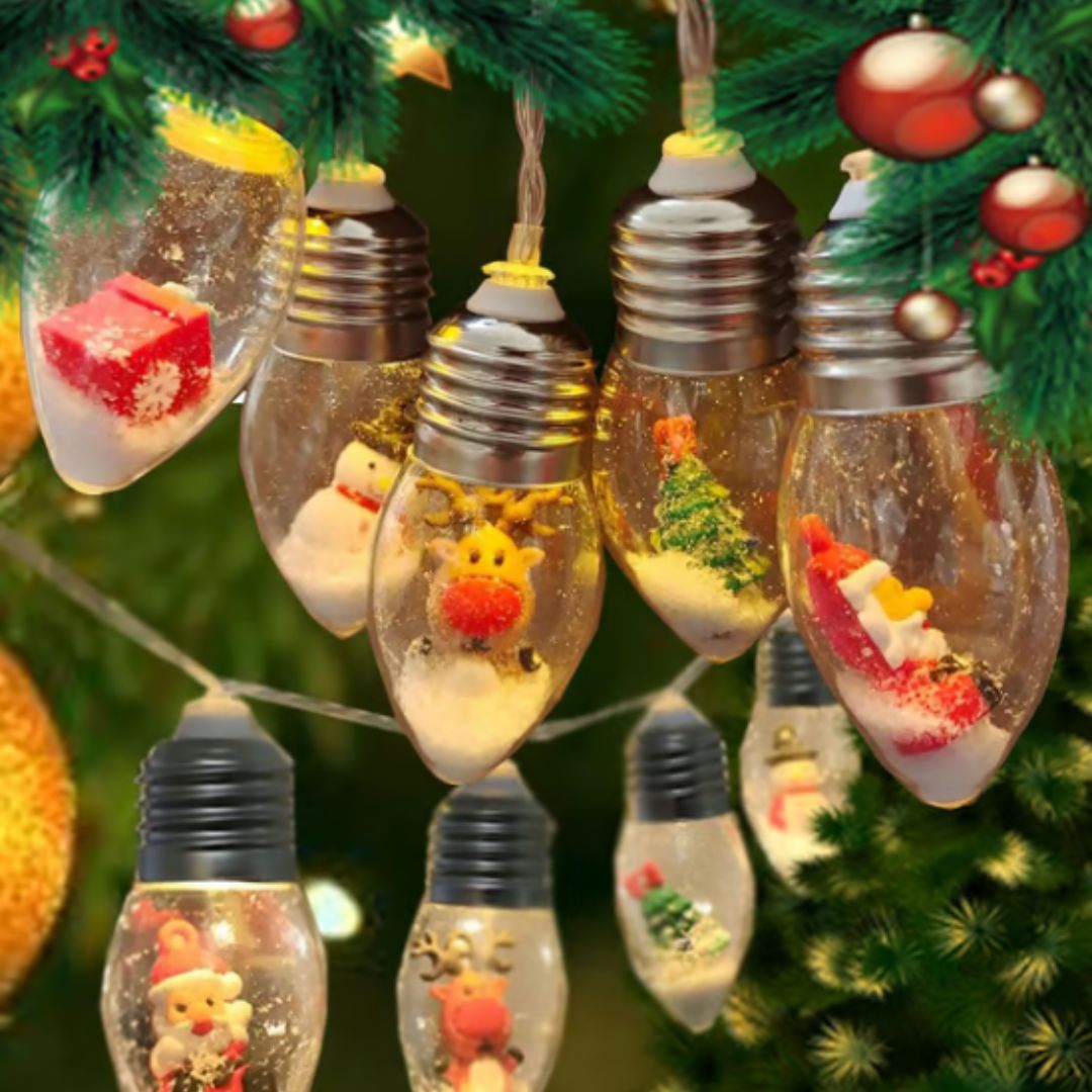 MotiveGlow - Magical Christmas Crystal Light Chains