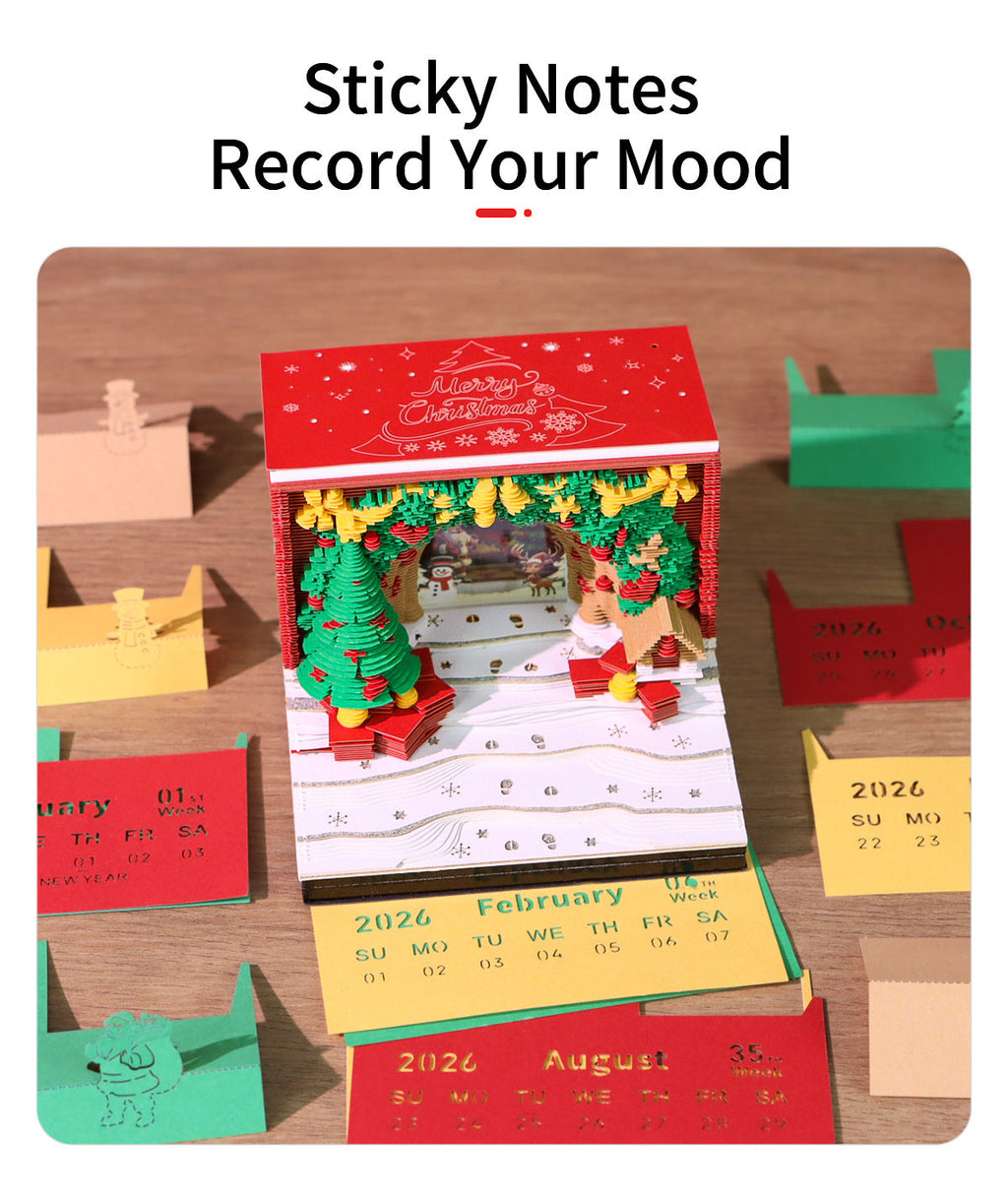 Creative Christmas 3D Arch Memo Calendar
