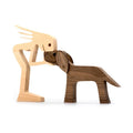 Tier lovers - Table ornaments made of wood carving