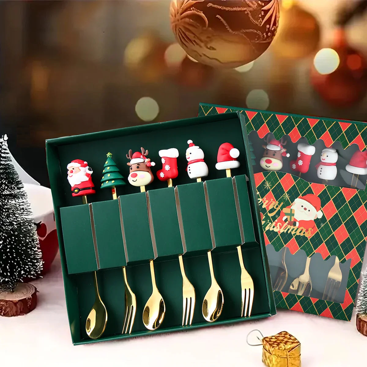 FeestelijkeKlassiekers | Exquisite Christmas Cutlery Set