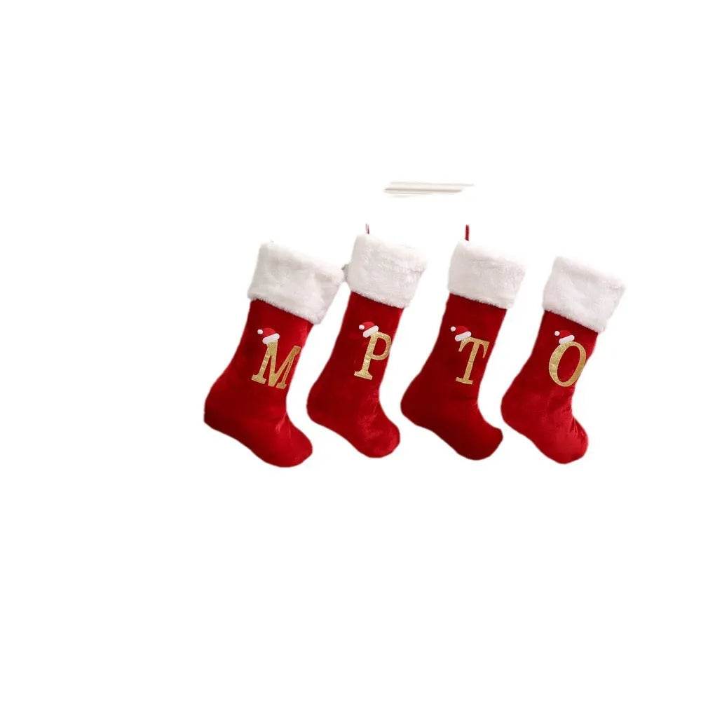 Christmas Stocking Pendant with Letter Detail