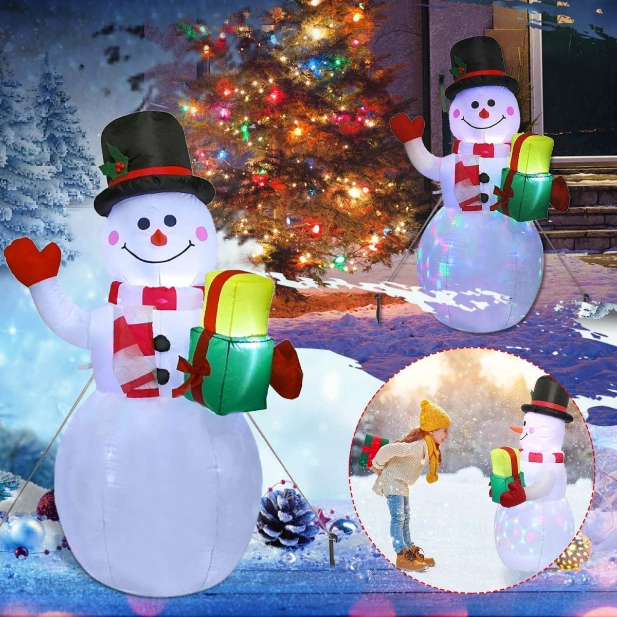 LED Christmas Ornament for Sparkling Festivities