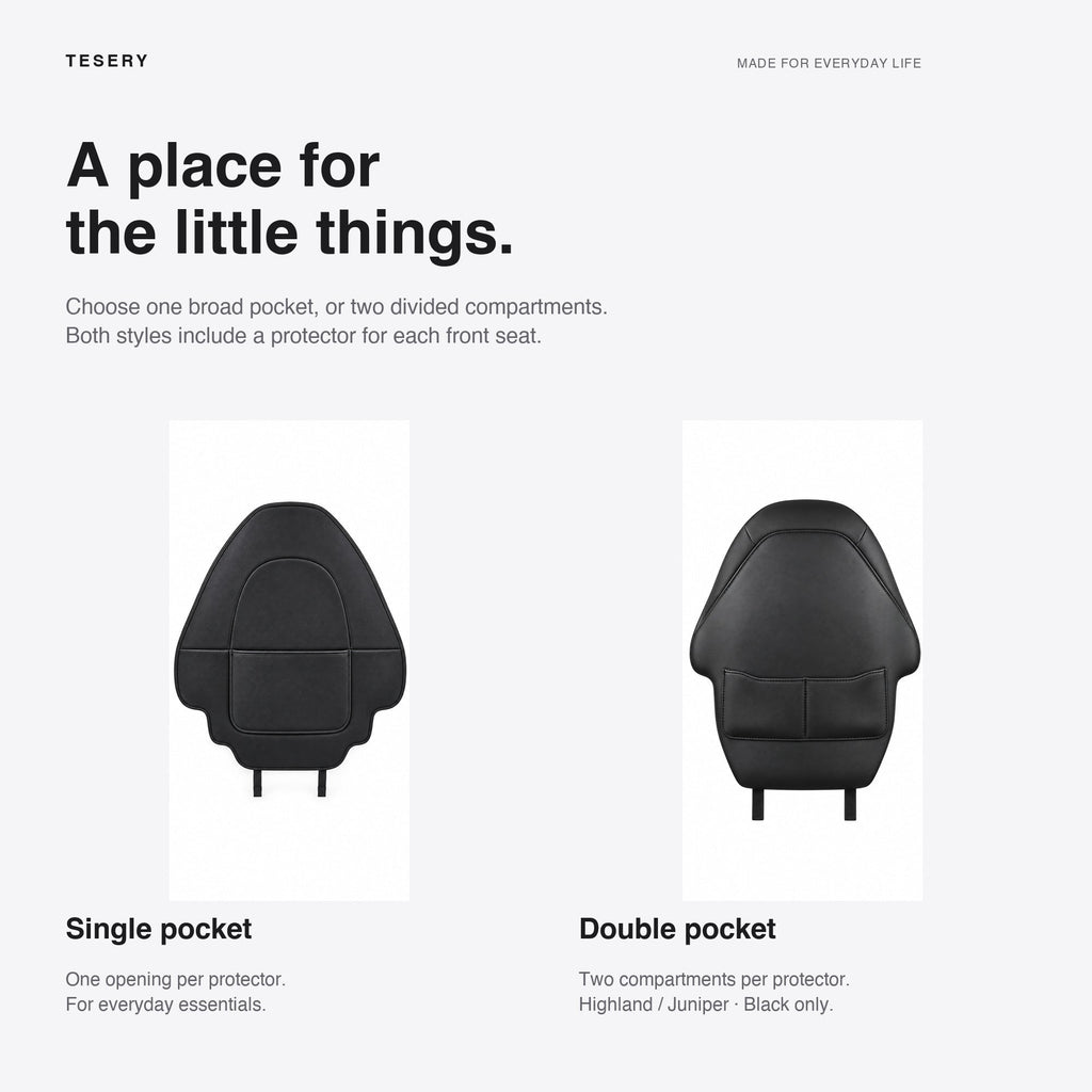 Seat Back Protector for Tesla Model 3 Highland & Model Y Juniper (2pcs)