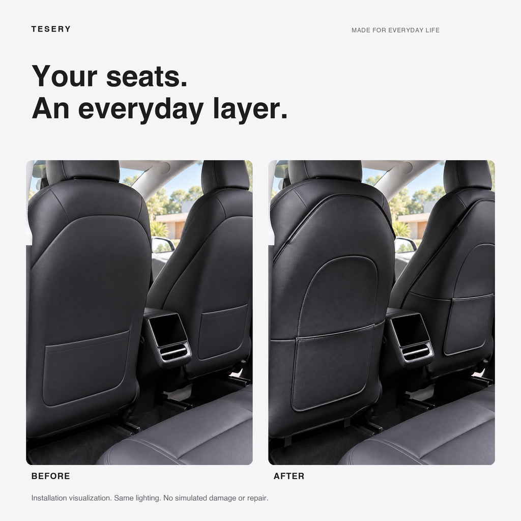 Seat Back Protector for Tesla Model 3 Highland & Model Y Juniper (2pcs)